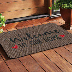 TAPETE DECORATIVO ELITEMAT DISEÑO WELCOME HOME NATURAL BEIGE DE 0.70 X 0.50 MTS TAPETE DECORATIVO ELITEMAT DISEÑO WELCOME HOME NATURAL BEIGE DE 0.70 X 0.50 MTS