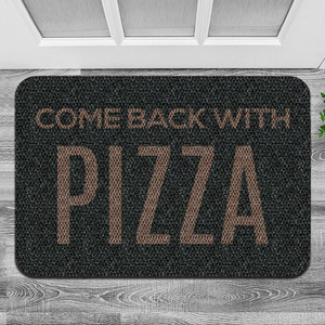 TAPETE DECORATIVO ELITEMAT DISEÑO COME BACK WITH PIZZA CHARCOAL DE 0.70 X 0.50 MTS TAPETE DECORATIVO ELITEMAT DISEÑO COME BACK WITH PIZZA CHARCOAL DE 0.70 X 0.50 MTS