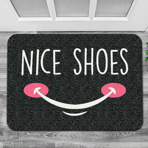 TAPETE DECORATIVO ELITEMAT DISEÑO NICE SHOES CHARCOAL DE 0.70 X 0.50 MTS TAPETE DECORATIVO ELITEMAT DISEÑO NICE SHOES CHARCOAL DE 0.70 X 0.50 MTS