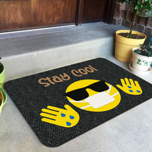 TAPETE DECORATIVO ELITEMAT DISEÑO STAY COOL CHARCOAL DE 0.70 X 0.50 MTS TAPETE DECORATIVO ELITEMAT DISEÑO STAY COOL CHARCOAL DE 0.70 X 0.50 MTS