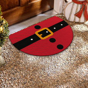 TAPETE DECORATIVO ELITEMAT DISEÑO SANTA CIRCULAR DE 0.70 X 0.50 MTS TAPETE DECORATIVO ELITEMAT DISEÑO SANTA CIRCULAR DE 0.70 X 0.50 MTS