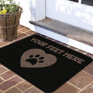 TAPETE DECORATIVO ELITEMAT DISEÑO YOUR FEET HERE BLACK DE 0.70 X 0.50 MTS TAPETE DECORATIVO ELITEMAT DISEÑO YOUR FEET HERE BLACK DE 0.70 X 0.50 MTS