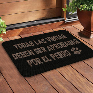 TAPETE DECORATIVO ELITEMAT DISEÑO TODAS LAS VISITAS BLACK DE 0.70 X 0.50 MTS TAPETE DECORATIVO ELITEMAT DISEÑO TODAS LAS VISITAS BLACK DE 0.70 X 0.50 MTS
