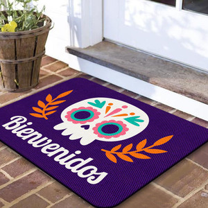 TAPETE DECORATIVO ELITEMAT DISEÑO BIENVENIDOS 3 DE 0.70 X 0.50 MTS