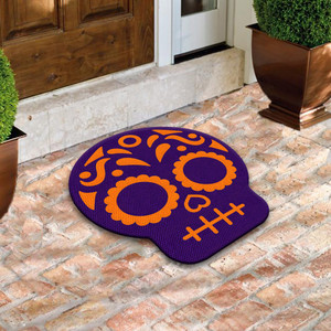 TAPETE DECORATIVO ELITEMAT DISEÑO CALAVERITA PURPLE 2 DE 0.52 X 0.60 MTS TAPETE DECORATIVO ELITEMAT DISEÑO CALAVERITA PURPLE 2 DE 0.52 X 0.60 MTS
