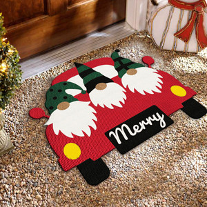 TAPETE DECORATIVO ELITEMAT NAVIDEÑO DISEÑO GNOMOS CARRITO DE 0.70 X 0.60 MTS RED TAPETE DECORATIVO ELITEMAT NAVIDEÑO DISEÑO GNOMOS CARRITO DE 0.70 X 0.60 MTS RED