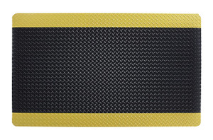N90X1.50 TAPETE ANTIFATIGA EN VINIL DIAMANTADO CON ORILLA AMARILLA DE 0.90 X 1.50 N90X1.50 TAPETE ANTIFATIGA EN VINIL DIAMANTADO CON ORILLA AMARILLA DE 0.90 X 1.50