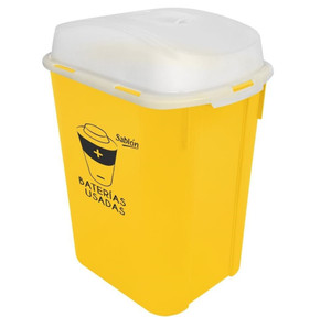 AlproShop® | 8225AM CONTENEDOR PARA RECICLAJE DE BATERIAS AMARILLO DE 20 L AlproShop® | 8225AM CONTENEDOR PARA RECICLAJE DE BATERIAS AMARILLO DE 20 L