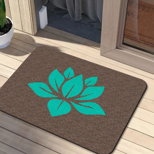 TAPETES PERSONALIZADOS ALPROSHOP | TAPETE DECORATIVO ELITEMAT DISEÑO FLOR DE LOTO 1 BEIGE DE 0.70 X 0.50 MTS TAPETES PERSONALIZADOS ALPROSHOP | TAPETE DECORATIVO ELITEMAT DISEÑO FLOR DE LOTO 1 BEIGE DE 0.70 X 0.50 MTS