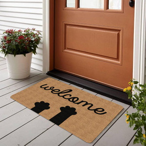 TAPETE PARA MASCOTAS PETMAT DISEÑO PATITAS DE 0.70 X 0.50 MTS TAPETE PARA MASCOTAS PETMAT DISEÑO PATITAS DE 0.70 X 0.50 MTS