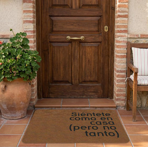 TAPETE DECORATIVO ELITEMAT DISEÑO COMO EN CASA DE 0.70 X 0.50 MTS