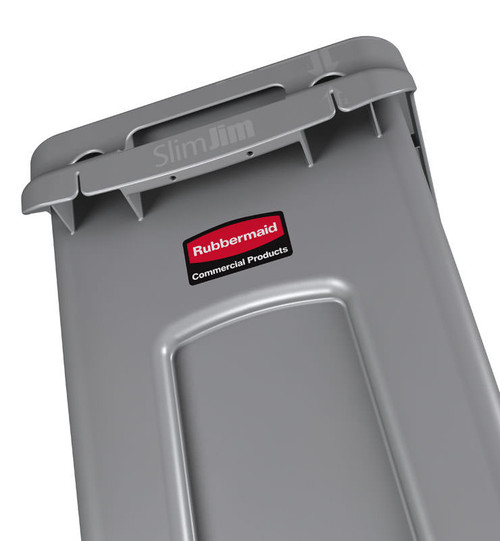 CONTENEDOR DE BASURA Slim Jim CON ASAS Mod. 1955960 MARCA RUBBERMAID