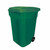 AlproShop® | 8906VD CONTENEDOR CON RUEDAS Y TAPA DE 145 LTS VERDE