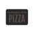 TAPETE DECORATIVO ELITEMAT DISEÑO COME BACK WITH PIZZA CHARCOAL DE 0.70 X 0.50 MTS