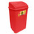 8795RPBI + T8769RJ CESTO BALANCIN FRONTAL PARA RESIDUOS BIOLOGICOS DE 42 LTS ROJO 8795RPBI + T8769RJ CESTO BALANCIN FRONTAL PARA RESIDUOS BIOLOGICOS DE 42 LTS ROJO