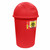 8399RPBI RJ CESTO REDONDO CON TAPA DOMO BALANCIN PARA RESIDUOS BIOLOGICOS DE 45 LTS ROJO