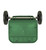 AlproShop │ AlproShop │ 9246VD CONTENEDOR CON RUEDAS Y TAPA DE 120 LTS VERDE SIN PEDAL