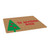 TAPETE DECORATIVO ELITEMAT NAVIDEÑO DISEÑO DE ÁRBOL CON CORAZONES  DE 0.70 X 0.50 MTS SAND TAPETE DECORATIVO ELITEMAT NAVIDEÑO DISEÑO DE ÁRBOL CON CORAZONES  DE 0.70 X 0.50 MTS SAND