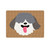 TAPETE PARA MASCOTAS PETMAT DISEÑO OLD ENGLISH SHEEPDOG DE 0.70X0.50 MTS SAND TAPETE PARA MASCOTAS PETMAT DISEÑO OLD ENGLISH SHEEPDOG DE 0.70X0.50 MTS SAND
