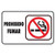 7933 SEÑAL PLACA RIGIDA "PROHIBIDO FUMAR"