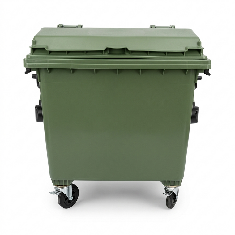 VIC-1100HDVDE CONTENEDOR DE POLIETILENO DE ALTA DENSIDAD 1100 LTS