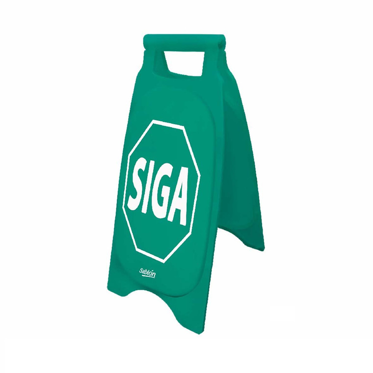 AlproShopÃÂÃÂ® | SEÑAL PLEGABLE TIPO CABALLETE  COLOR VERDE