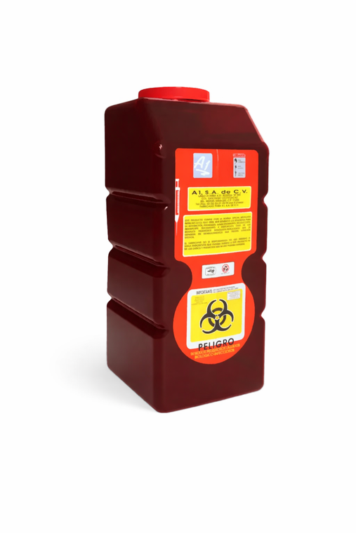 AlproShop  | PL-12 R RECOLECTOR DE POLIPROPILENO PARA LIQUIDOS DE 12 LTS ROJO