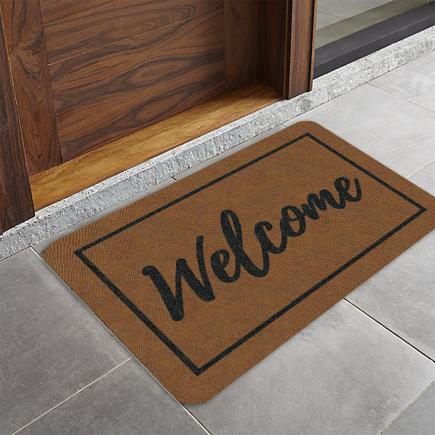 TAPETE DECORATIVO ELITEMAT DISEÑO WELCOME DE 0.70 X 0.50 MTS