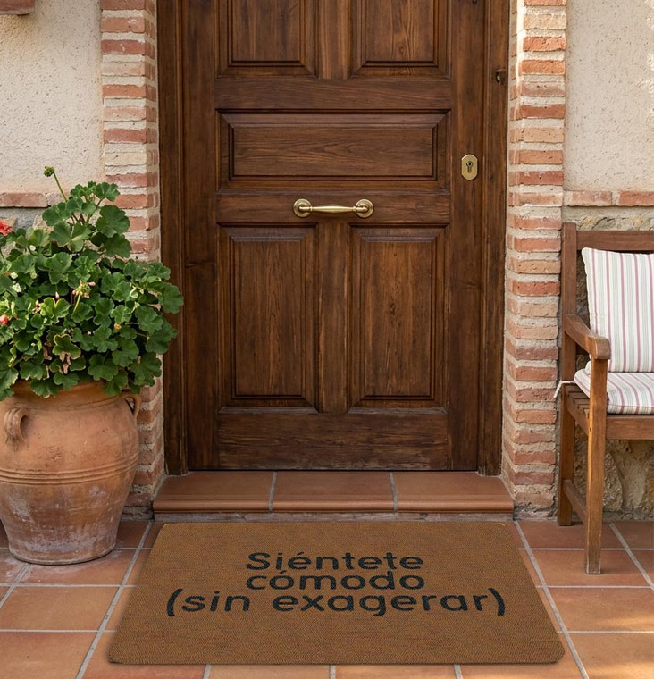 TAPETE DECORATIVO ELITEMAT DISEÑO SIÉNTETE CÓMODO DE 0.70 X 0.50 MTS