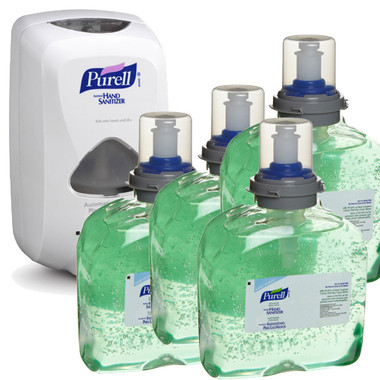 KIT DE DISPENSADOR AUTOMATICO Y GEL DESINFECTANTE PARA MANOS Mod ...