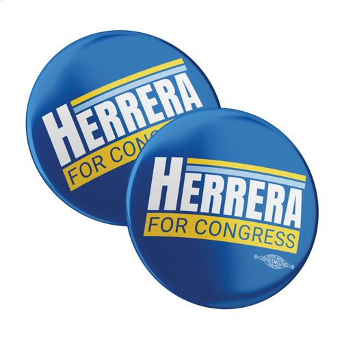 Jordan Herrera - Blue Colorway (2.25" Pin-Back Button -- Pack Of Two!)