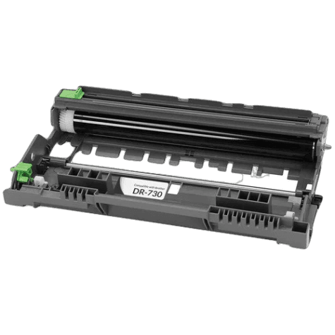 Brother DR730 Toner Thumbnail Front Tilted View