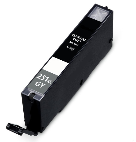 Canon CLI-251XLGY, CLI-251XL Gray, Compatible Printer Ink Cartridge for select Canon PIXMA Printers