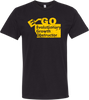 WOI Brand | EGO Black Yellow Crew Unisex Tees Front