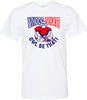 NSA Sportswear | Whooo What? Unisex White Tee Front
