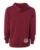 Hispaniola Port & Trade Company | H.B.N Since 1804 Unisex Cardinal White Hoodie Back