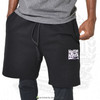 Hispaniola Port & Trade Company | "Haitian By Nature" Black White Premium Unisex Cotton Fleece Shorts