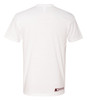 Marvelous Artz - "Velentine" Tees White Burgundy Red Back