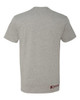 Marvelous Artz - "I Love Black Women" Tees Heather Grey Burgundy Back