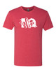 Warwick D | "WD" Red Premium Fit Crew Front
