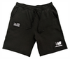 Marvelous Artz - Well Balanced Tee Black White Premium Unisex Cotton Fleece Shorts