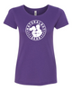 NaturalBoy Gear® - Branded FC Fit Crew Ladies Tee Purple White