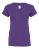 NaturalBoy Gear® - Branded CC Fit Crew Ladies Tee Purple White