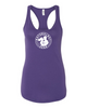 NaturalBoy Gear® - Branded CC Fit Ladies Racerback Tank Purple White