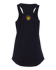 NaturalBoy Gear® - Branded FC Fit Ladies Racerback Tank Black Gold