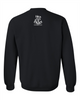 Hits, Cuts & Bruises Podcast - HCB Branded Crew Sweater Black & White Back