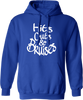 Hits, Cuts & Bruises Podcast - HCB Branded Hoodie Royal Blue White Front