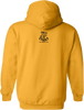 Hits, Cuts & Bruises Podcast - HCB Branded Hoodie Golden Yellow Black Back