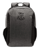 Hits, Cuts & Bruises Podcast - HCB Branded Canvas Backpack Grey Heather Black Front