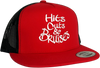 Hits, Cuts & Bruises Podcast - HCB Branded Trucker Hats Red, Black, White